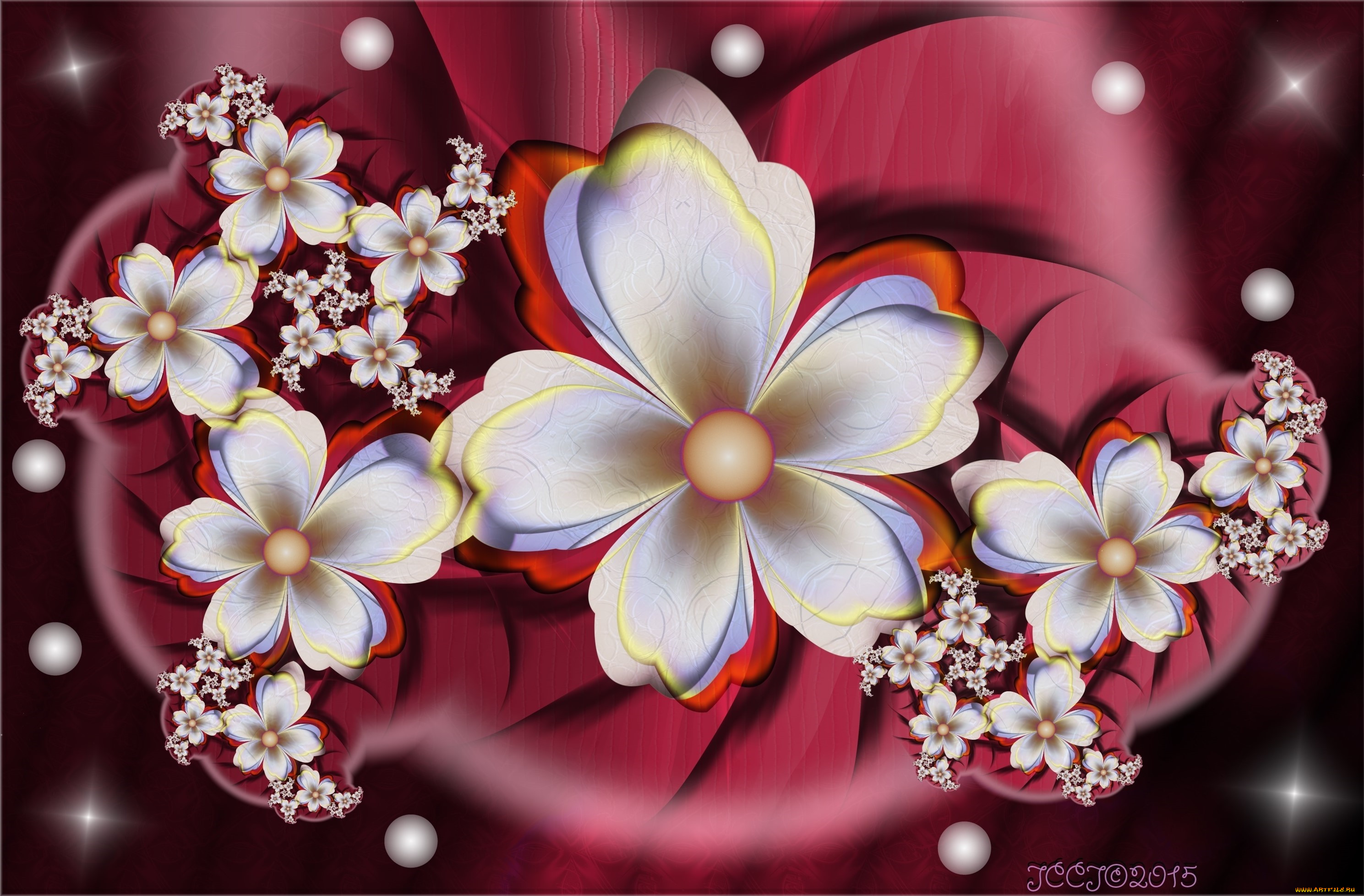 3 ,  , flowers, , , , 